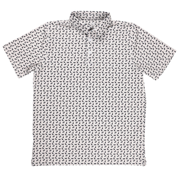 Albatross Youth Polo - Sand Dollar Black Lab