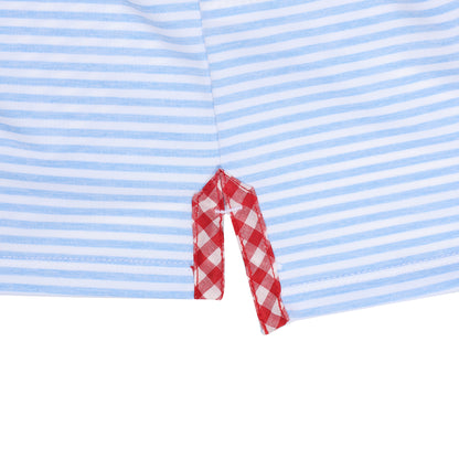 Albatross Youth Polo - White / Heather Bell