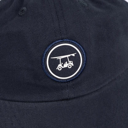 Youth Trucker Hat w/ Circle Logo - Navy