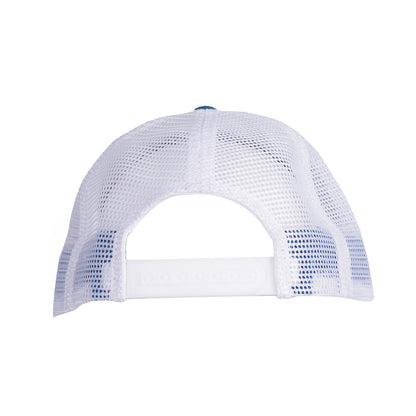 Youth Trucker Hat w/ Circle Logo - Royal Blue
