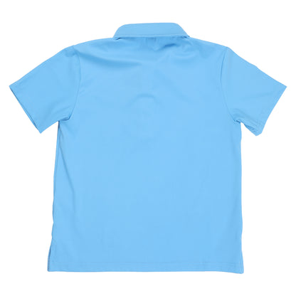 Youth First Class Polo - Azure Blue