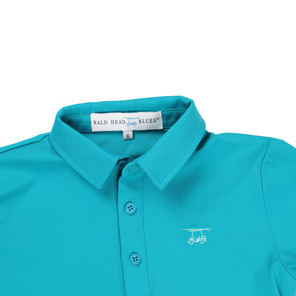 Youth First Class Polo - Lagoon
