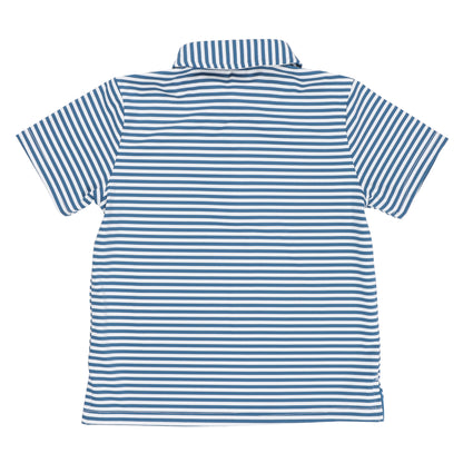 Youth First Class Polo - Ocean Depths / White