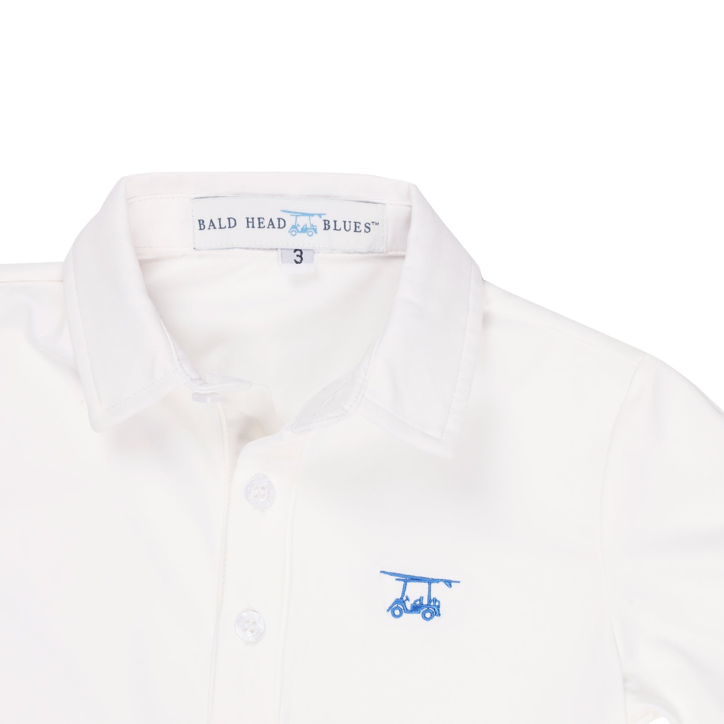 Youth First Class Polo - White