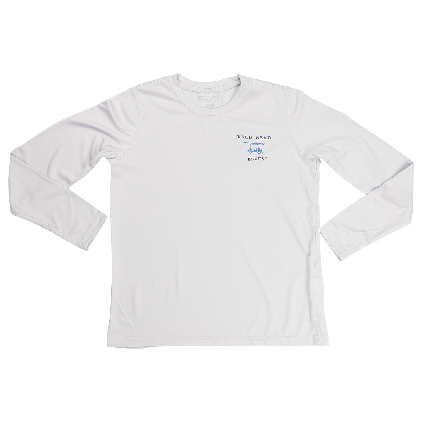 Youth Performance Long Sleeve Surfboard T-Shirt - Pearl Grey