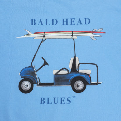 Island Tee - Youth Short Sleeve Golf Cart - Azure Blue
