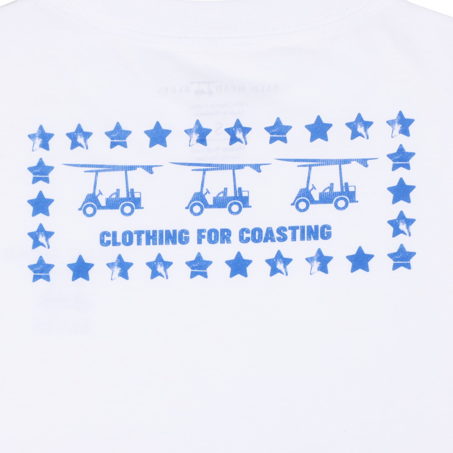 Island Tee - Youth Short Sleeve Stars Logo - White