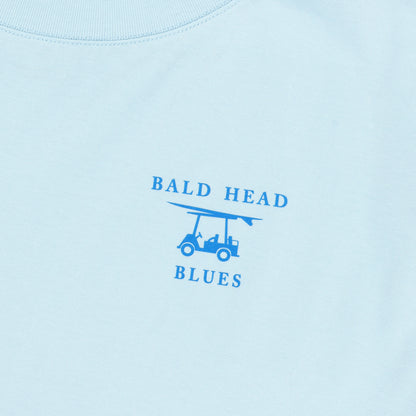 Island Tee - Youth Short Sleeve Stripes - Chambray