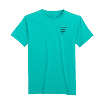 Island Tee - Youth Short Sleeve Turtle Time - Seafoam