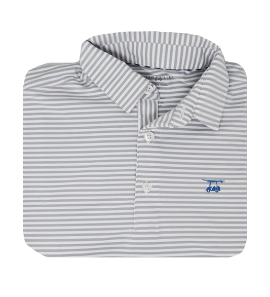 Albatross Polo - Pearl Grey/White