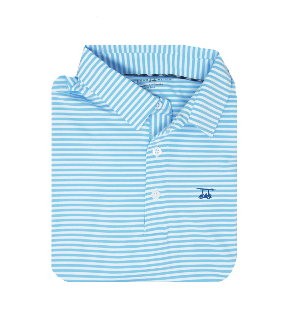 Albatross Polo - Arctic Blue/White