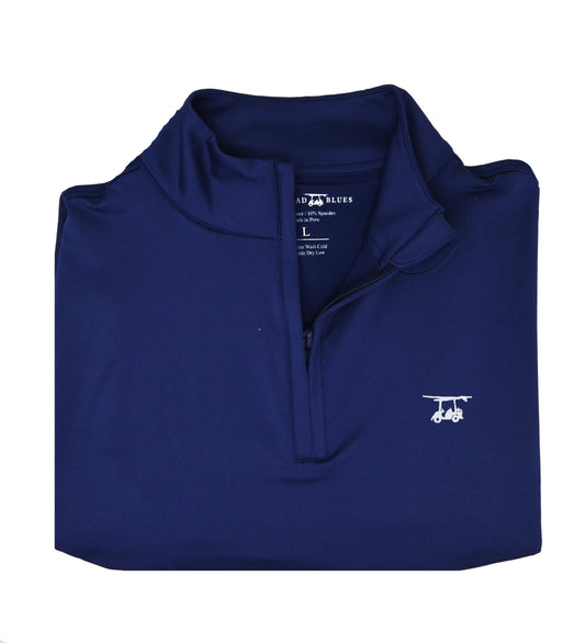 Ocean View Quarter Zip - Solid Medieval