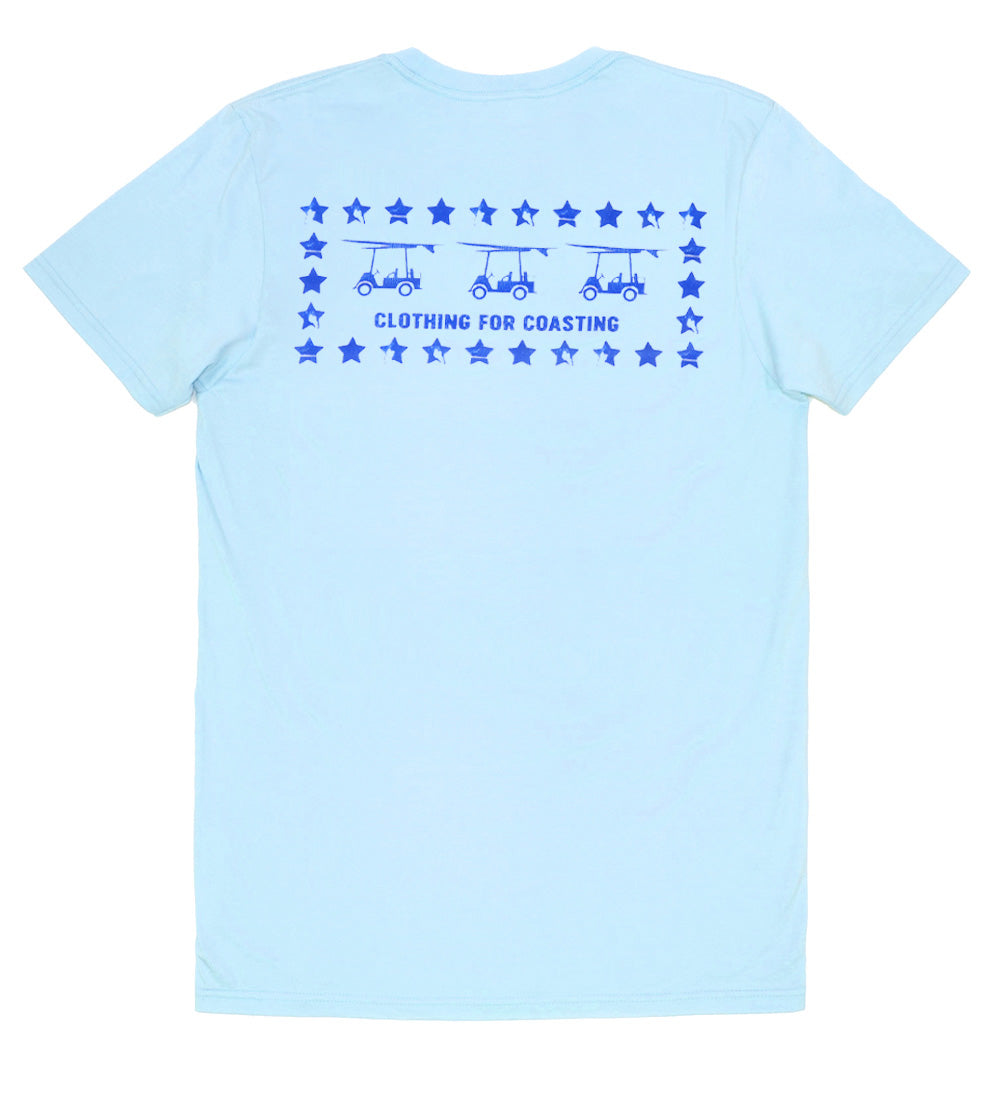 Island Tee - Stars - Light Blue