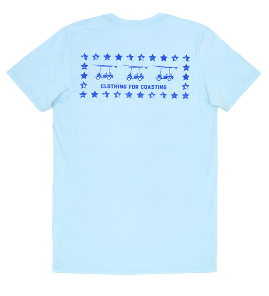 Island Tee - Stars - Light Blue