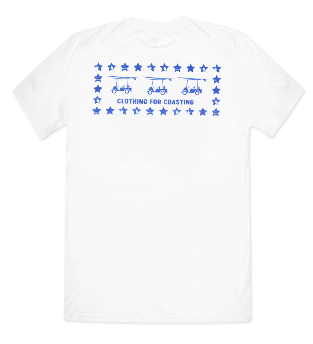 Island Tee - Stars - White