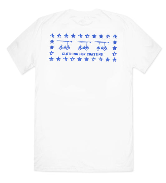 Island Tee - Stars - White