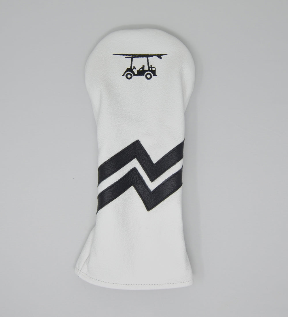 Head Cover - Driver - White/Black