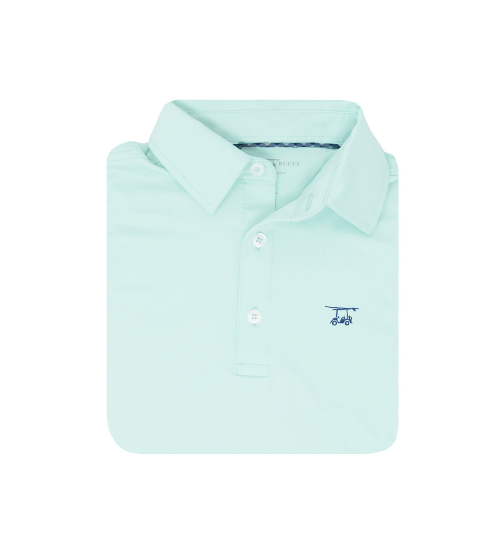 Albatross Youth Polo - Solid Seaglass