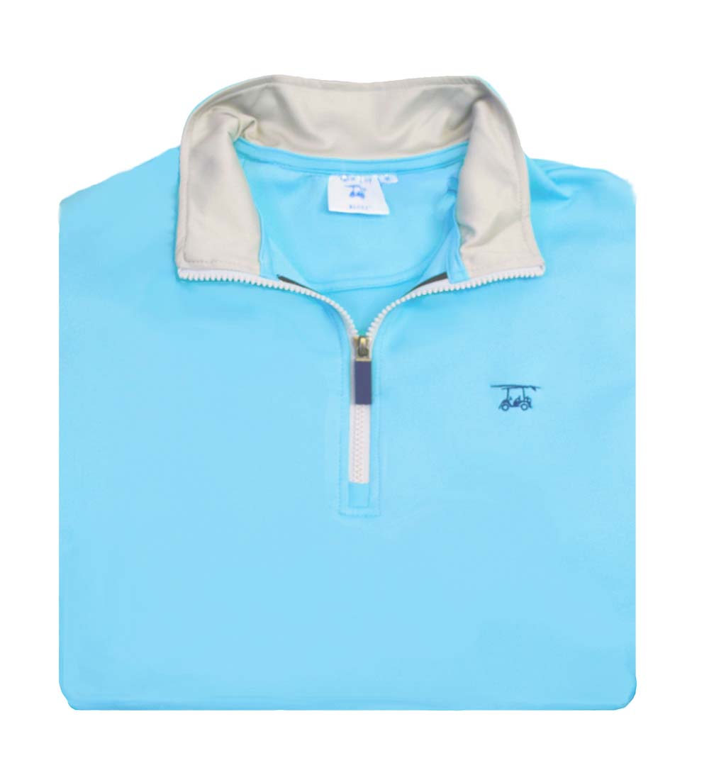 Dogwood Quarter Zip- Solid Bell