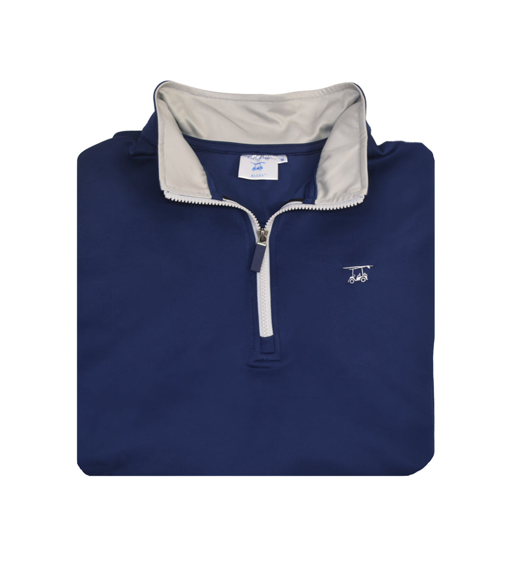 Youth Dogwood Quarter Zip - Solid Medieval