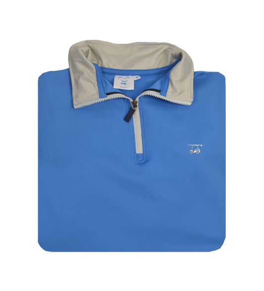 Youth Dogwood Quarter Zip - Solid Regatta