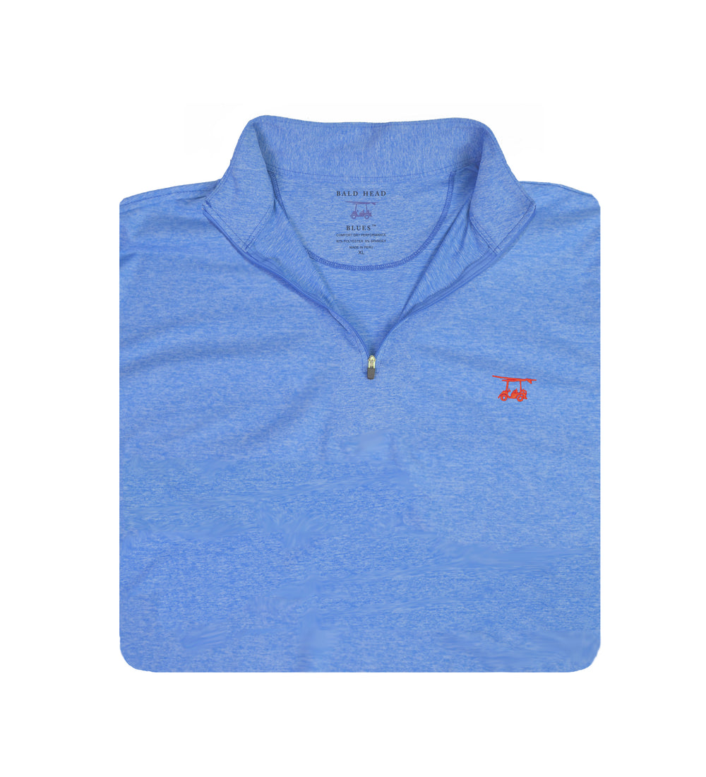 Youth Ocean View Quarter Zip - Heather Regatta