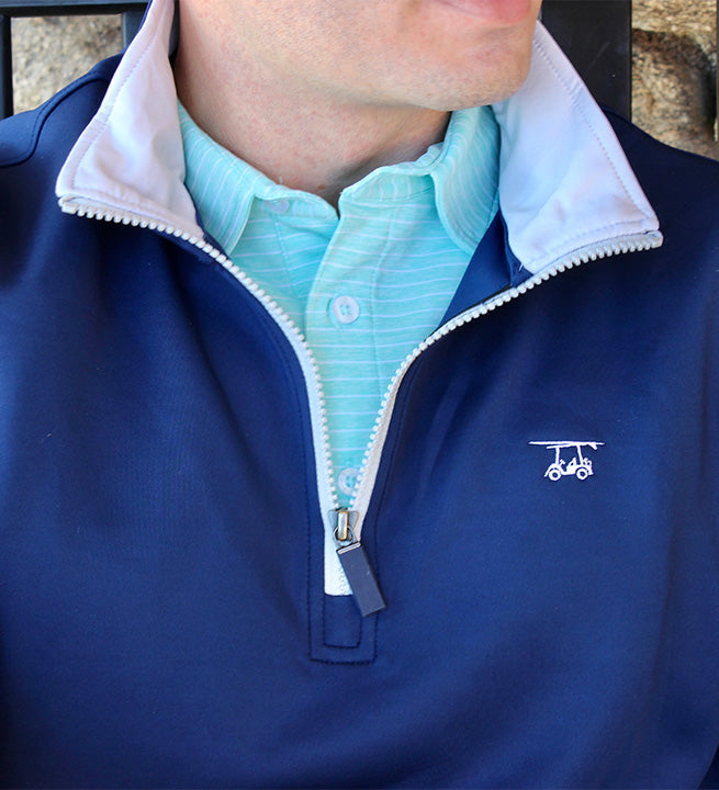 Dogwood Quarter Zip- Solid Medieval