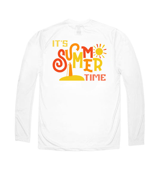 Youth Performance It's Summer Time T-Shirt in White