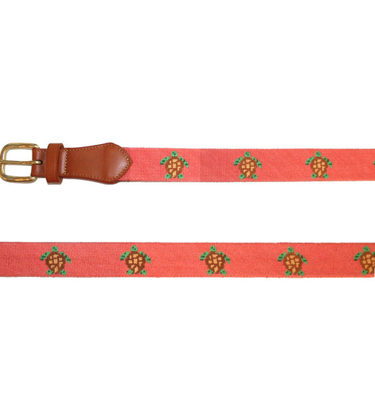 Needlepoint Belt - Sea Turtle