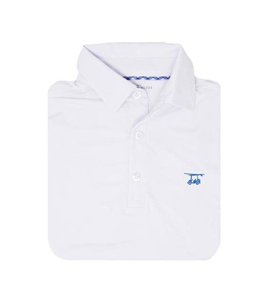 Albatross Youth Polo - Solid White