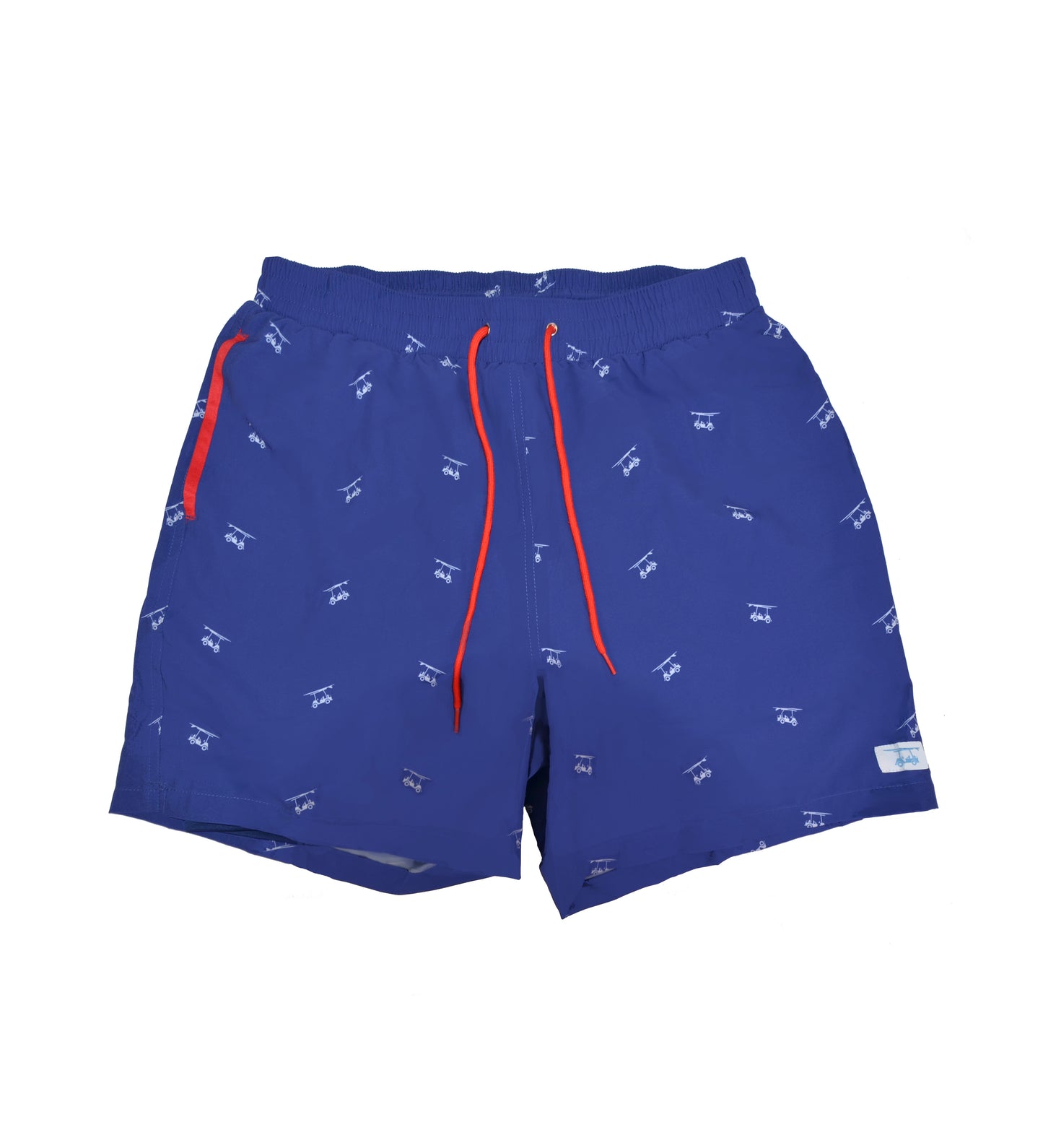 Youth Swim Trunks - Medieval w/ Golf Carts